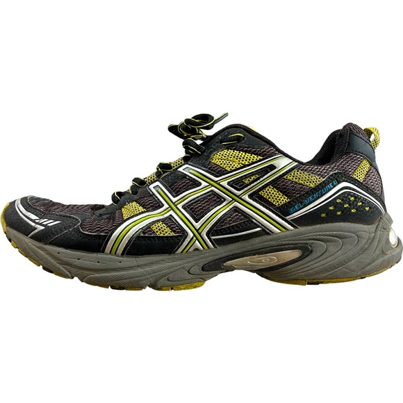ASICS Men’s GEL - Venture 4 . Black. Neon yellow. 9 - Picture 1 of 7